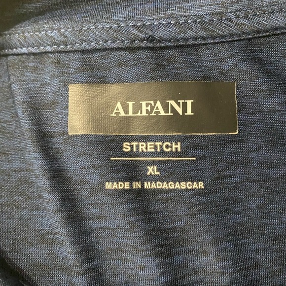 Alfani Navy‎ Polo Shirt - Picture 2 of 2